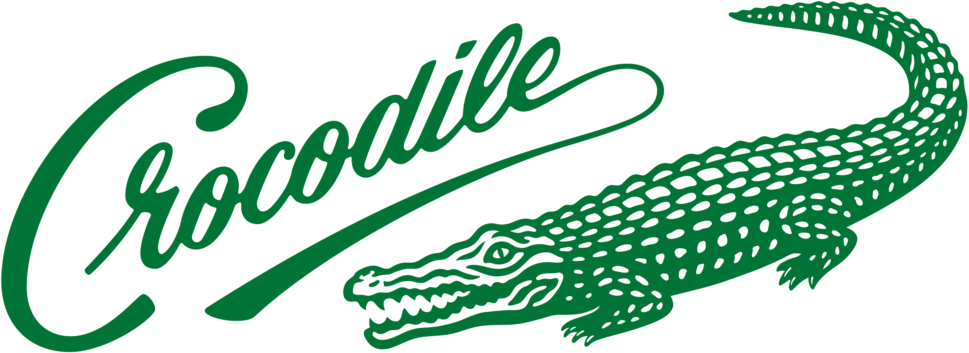 Brand with the store crocodile logo